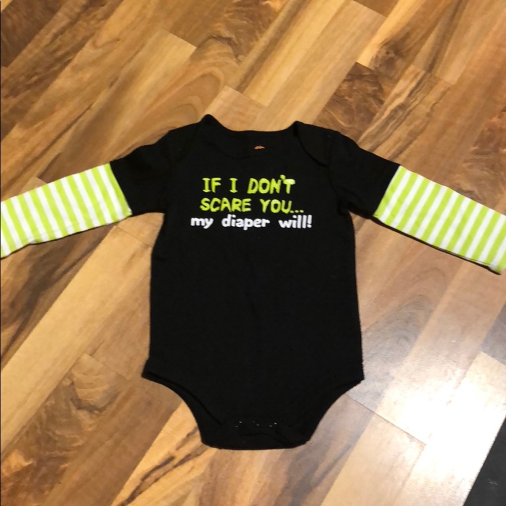 Toddler Onesie Halloween theme 24 mo